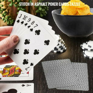 Stitch in Asphalt Pokerkaarten