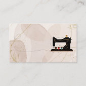 Stitch in Time Sewing Alterations Repair Business Visitekaartje (Achterkant)