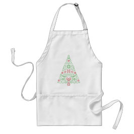 Stitch-kerstboom Apron Standaard Schort