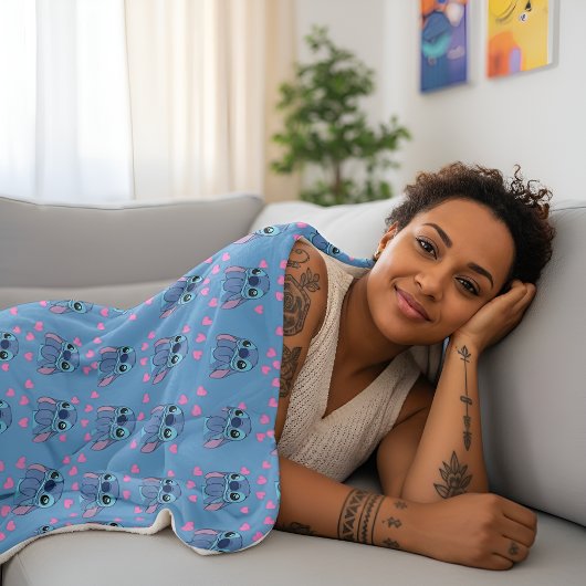 Stitch Sherpa Blanket Deken