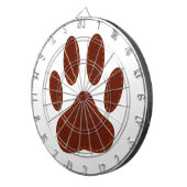 Stitched Felt Dog Paw Print Dartbord (Voorkant Rechts)