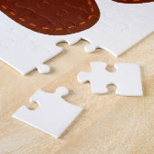 Stitched Felt Dog Paw Print Legpuzzel (Zijkant)