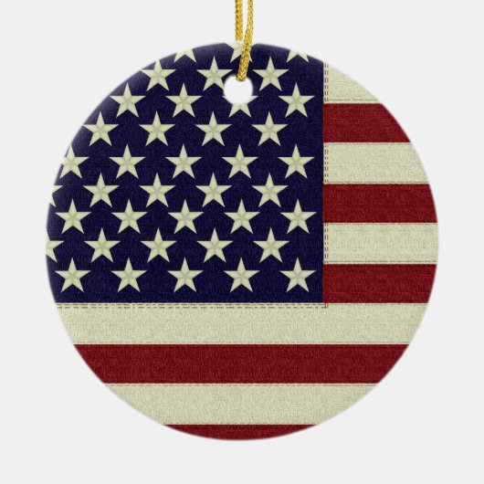 Stitched Flag Ornament (Voorkant)