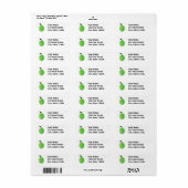 Stitched Limoen Design Etiket (Full Sheet)