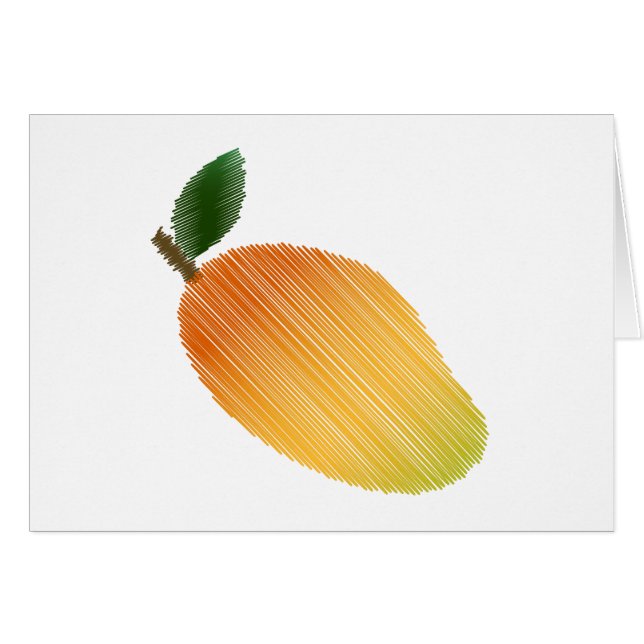 Stitched mango-ontwerp (Voorkant Horizontaal)