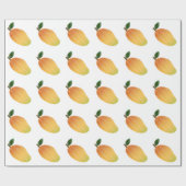 Stitched mango-ontwerp cadeaupapier (Vlak)