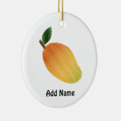 Stitched mango-ontwerp keramisch ornament (Rechts)