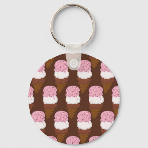 Stitched-Neapolitan-Ice-Cream-Cones-2-SLEUTELHANGE Sleutelhanger