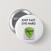 Stitchjones Knit Fast, Dye Harde knop Ronde Button 5,7 Cm (Voorkant /achterkant)
