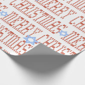 Stitchwork Chrismukkah Gift Wrap Cadeaupapier (Hoek)