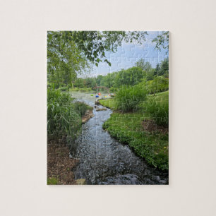 STL Botanische tuin waterweg Puzzel Legpuzzel