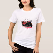 STL Gateway Badlanders Gecentreerd Tri-Blend Shirt (Voorkant)