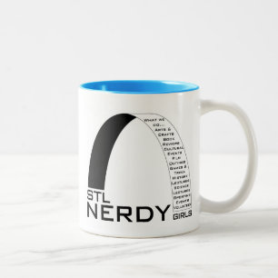 STL Nerdy Girls Ceramic Mok