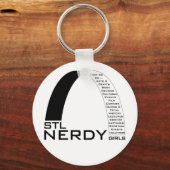 STL Nerdy Girls Sleutelhanger (Voorkant)
