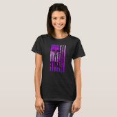 STNA American Flag State Testing Nurking Assistant T-shirt (Voorkant volledig)