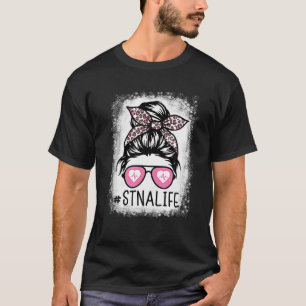 STNA Bleekte de Staat van het HAAR van het Oversei T-shirt