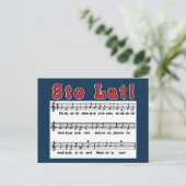 Sto Lat ! Carte postale (Debout devant)