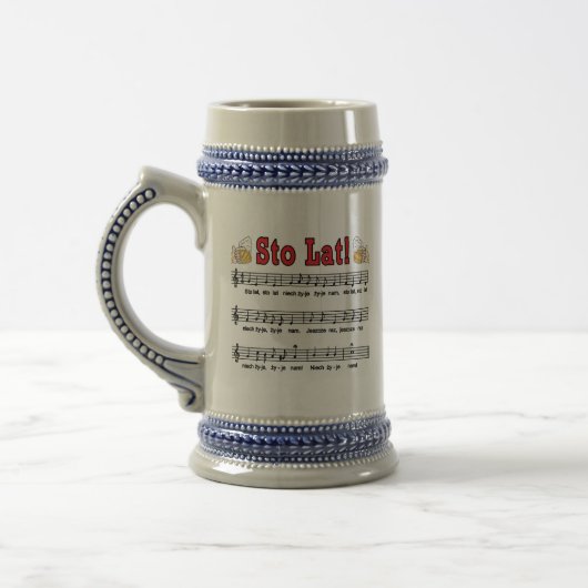 Sto Lat ! Chanson Avec Beer Mugs (Gauche)