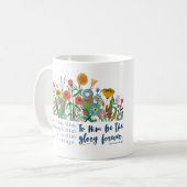 Stoa Floral Romans 11:36 Mug (Devant gauche)