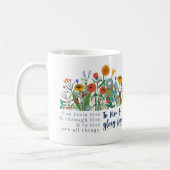 Stoa Floral Romans 11:36 Mug (Gauche)