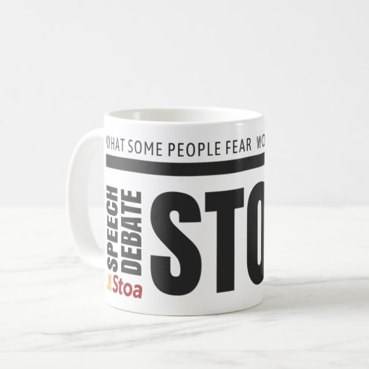 Stoa Peur de la mort Mug (Devant gauche)