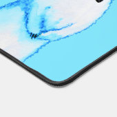 Stoat blanc Ermine Cute Ferret Lover Art (Coin)