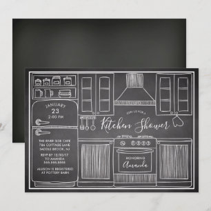Stock Amusant La Cuisine Douche Invitations