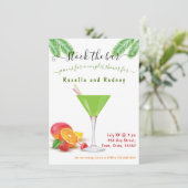 Stock Bar Lime Couples Douche Invitation (Debout devant)