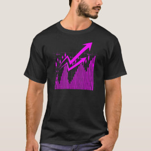 Stock Broker Hobby Trader Chart Analyst T-shirt