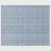 Stock Candystripe Blue Tan Cadeaupapier (Vlak)