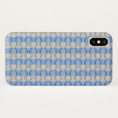 Stock Candystripe Blue Tan Case-Mate iPhone Case (Achterkant (horizontaal))