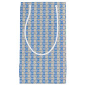 Stock Candystripe Blue Tan Klein Cadeauzakje (Voorkant)