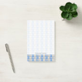 Stock Candystripe Blue Tan Post-it® Notes (Kantoor)