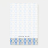 Stock Candystripe Blue Tan Post-it® Notes (Voorkant)