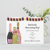 Stock de Bar Housewarming Party uitnodiging (Staand voorkant)