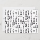 Stock De Bar Paren Douche Krijtbord Uitnodiging (Achterkant)