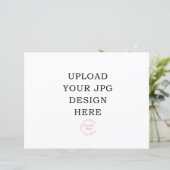 stock de carte 8,5 x 11 (Debout devant)