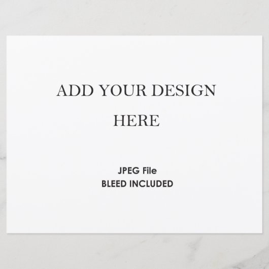 stock de carte horizontale de 8,5 x 11 pouces de 1 (Devant)