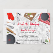Stock de la Cuisine Douche Fête Invitation (Devant)