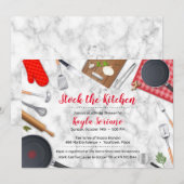 Stock de la Cuisine Douche Fête Invitation (Devant / Derrière)