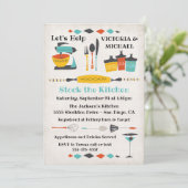 Stock de la cuisine douche Invitations (Debout devant)
