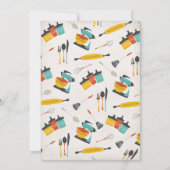 Stock de la cuisine douche Invitations (Dos)