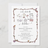 Stock de la cuisine nuptiale douche Invitation (Devant)