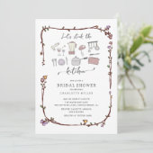 Stock de la cuisine nuptiale douche Invitation (Debout devant)