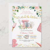 Stock de la cuisine nuptiale douche Invitation (Devant)