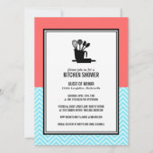 Stock de la cuisine nuptiale douche Invitations (Devant)