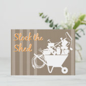 Stock de l'ombre| Invitation Wedding shower (Debout devant)