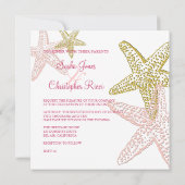 stock des invitations à se marier sur la plage/spe (Dos)