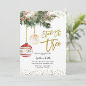 Stock d'hiver The Tree Bridal Showboat Invitation (Debout devant)