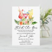 Stock du Bar Couples Coed Shower Invitation (Debout devant)
